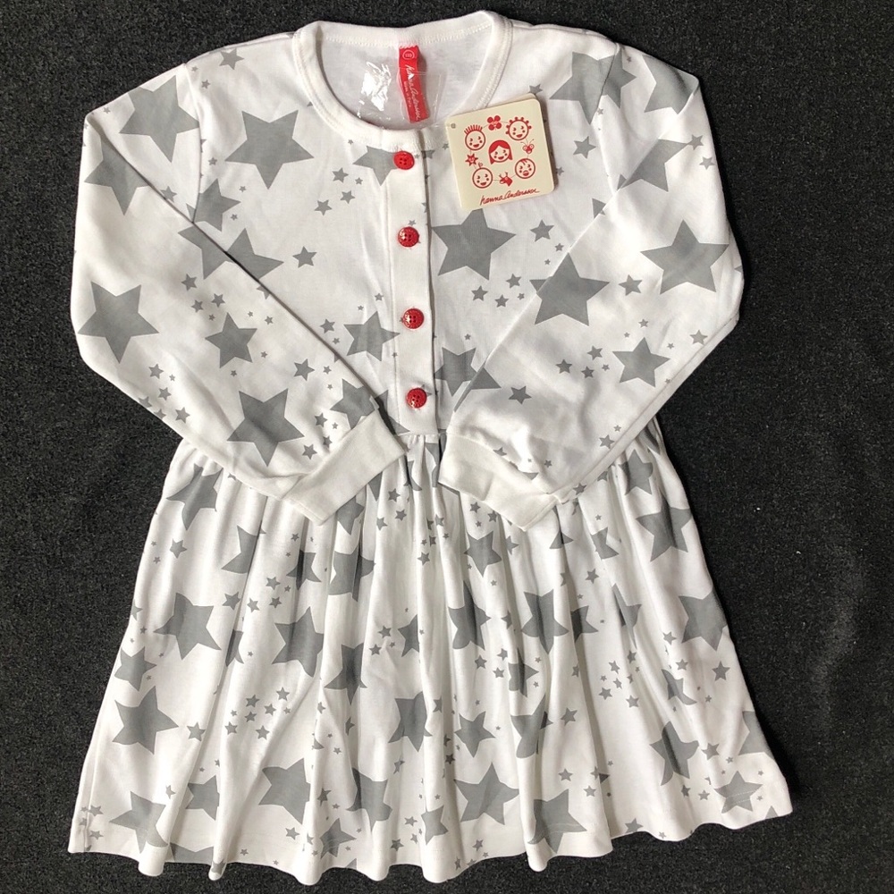 Hanna Andersson 100% Cotton OEKO-TEX® STANDARD 100 Play Dress Size 110 (4-6Yrs)